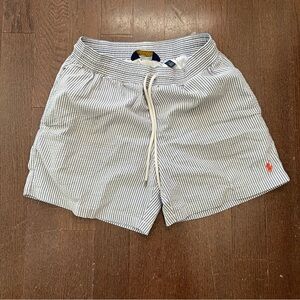 Polo seersucker bathing suit men’s medium